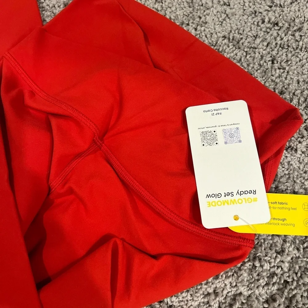 Red align crossover leggings - Picture 8 of 11